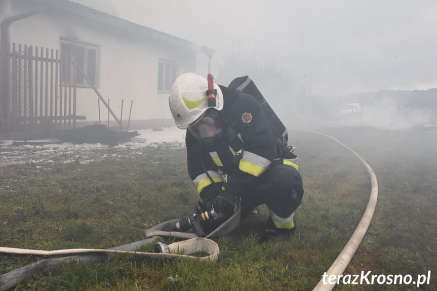 Pożar w Odrzykoniu