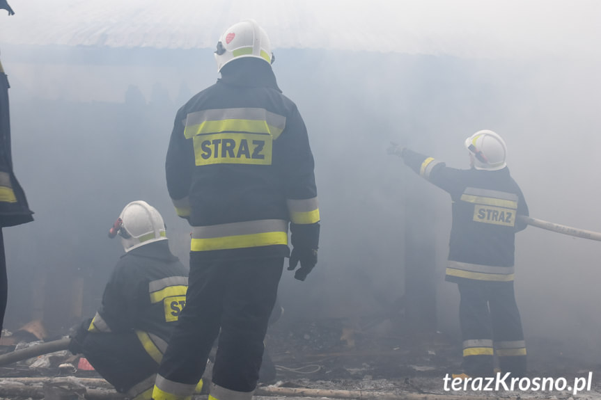 Pożar w Odrzykoniu