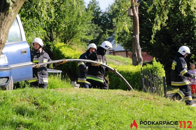 Pożar w Odrzykoniu