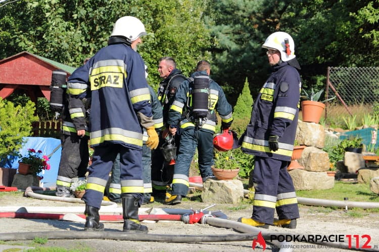 Pożar w Odrzykoniu