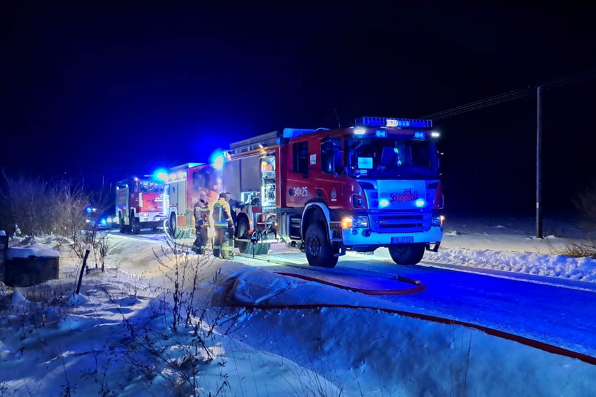 Pożar w Woli Niżnej