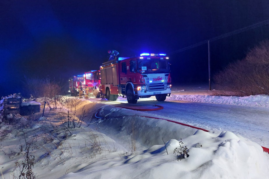 Pożar w Woli Niżnej