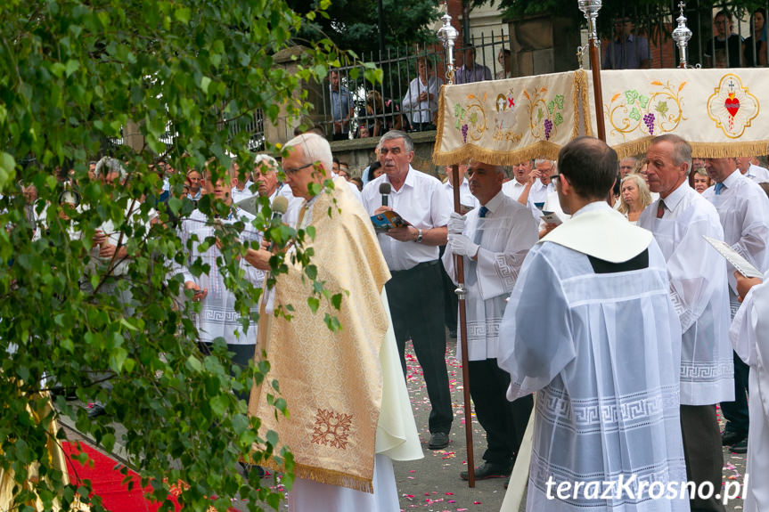 Procesja Bożego Ciała w Korczynie