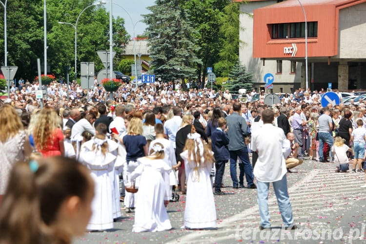 Procesja Bożego Ciała w Krośnie