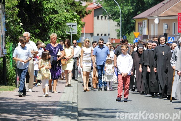 Procesja Bożego Ciała w Krośnie