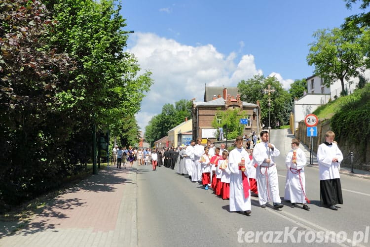 Procesja Bożego Ciała w Krośnie