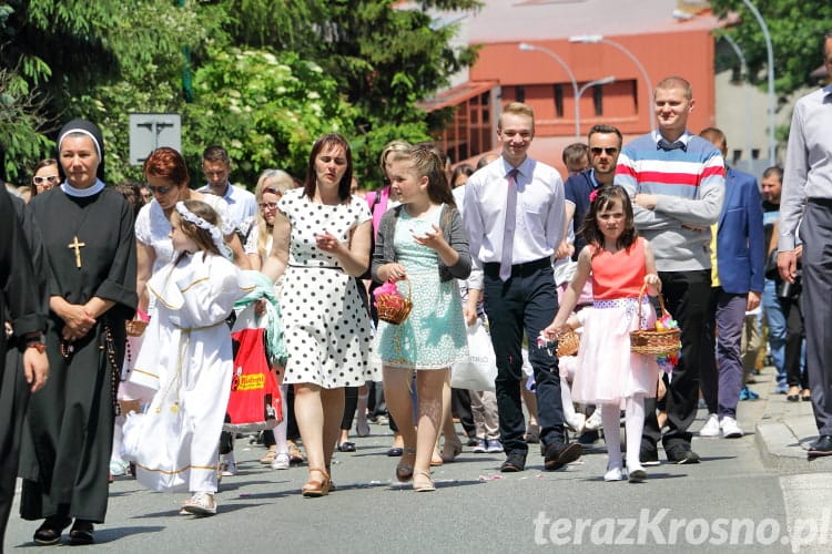 Procesja Bożego Ciała w Krośnie