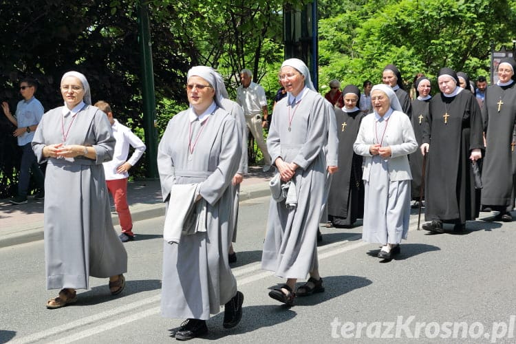 Procesja Bożego Ciała w Krośnie