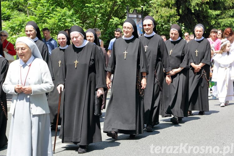 Procesja Bożego Ciała w Krośnie