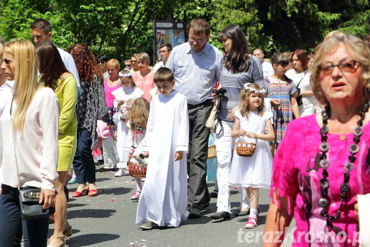 Procesja Bożego Ciała w Krośnie