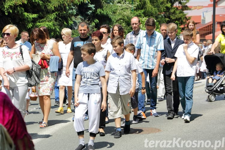 Procesja Bożego Ciała w Krośnie