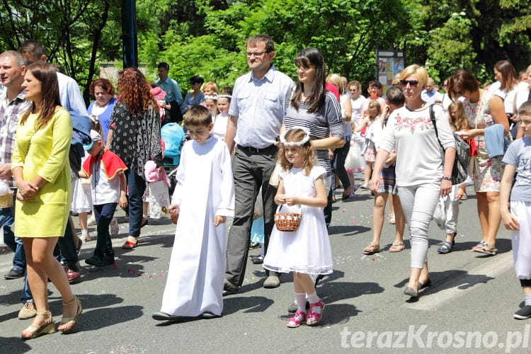 Procesja Bożego Ciała w Krośnie