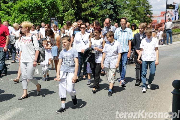 Procesja Bożego Ciała w Krośnie