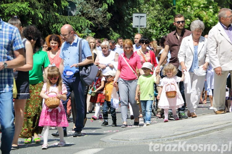 Procesja Bożego Ciała w Krośnie