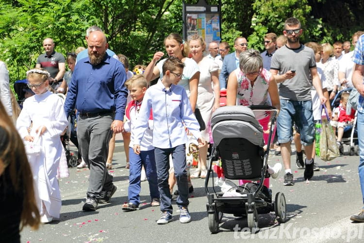 Procesja Bożego Ciała w Krośnie