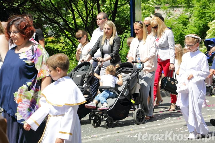 Procesja Bożego Ciała w Krośnie