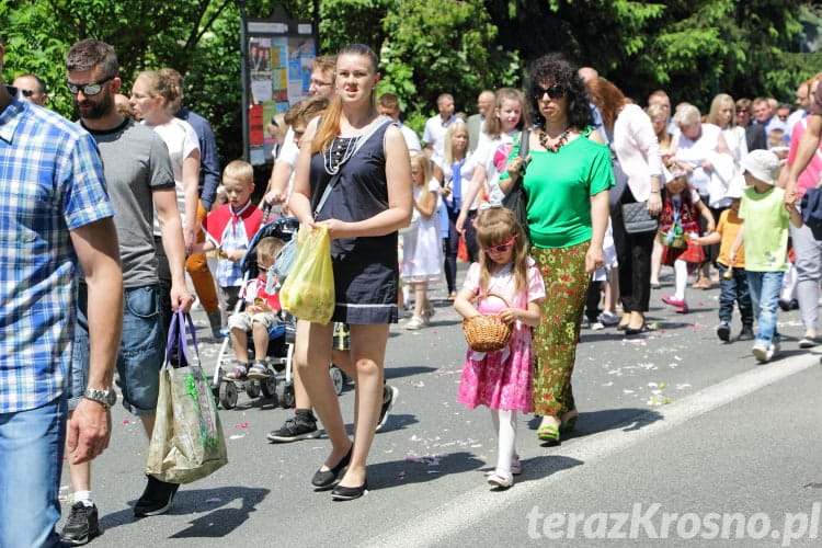 Procesja Bożego Ciała w Krośnie