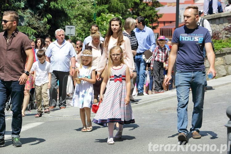 Procesja Bożego Ciała w Krośnie