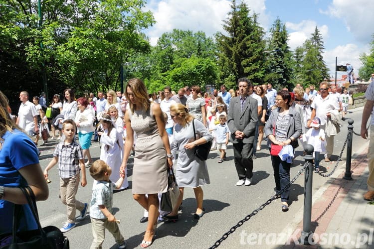 Procesja Bożego Ciała w Krośnie