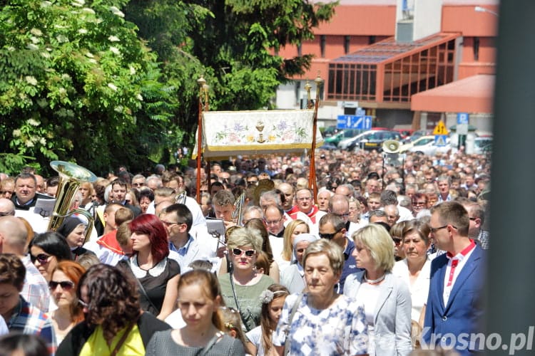 Procesja Bożego Ciała w Krośnie