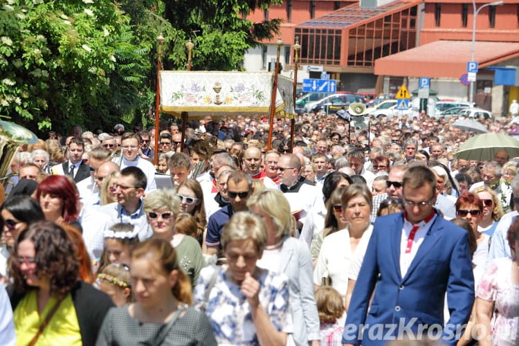 Procesja Bożego Ciała w Krośnie