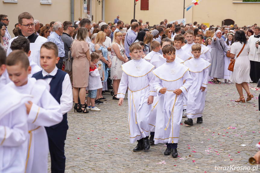 Procesja Bożego Ciała w Krośnie