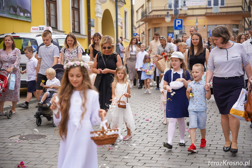 Procesja Bożego Ciała w Krośnie