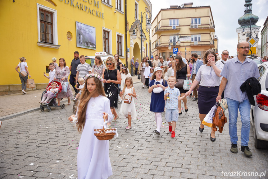 Procesja Bożego Ciała w Krośnie