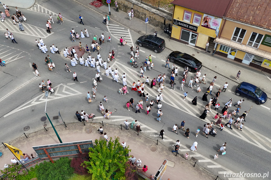 Procesja Bożego Ciała w Krośnie