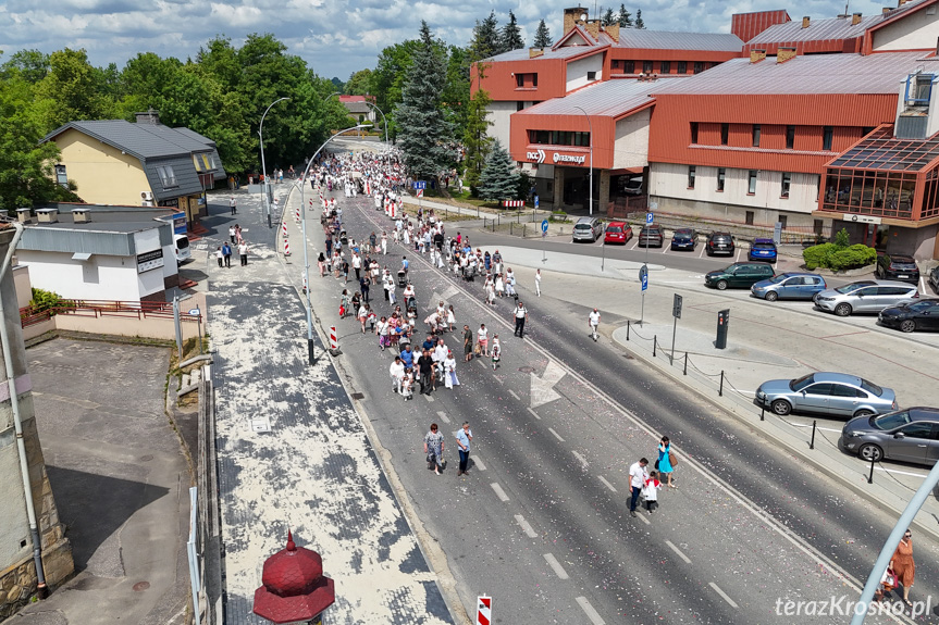 Procesja Bożego Ciała w Krośnie