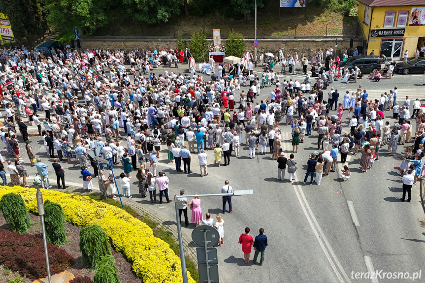 Procesja Bożego Ciała w Krośnie