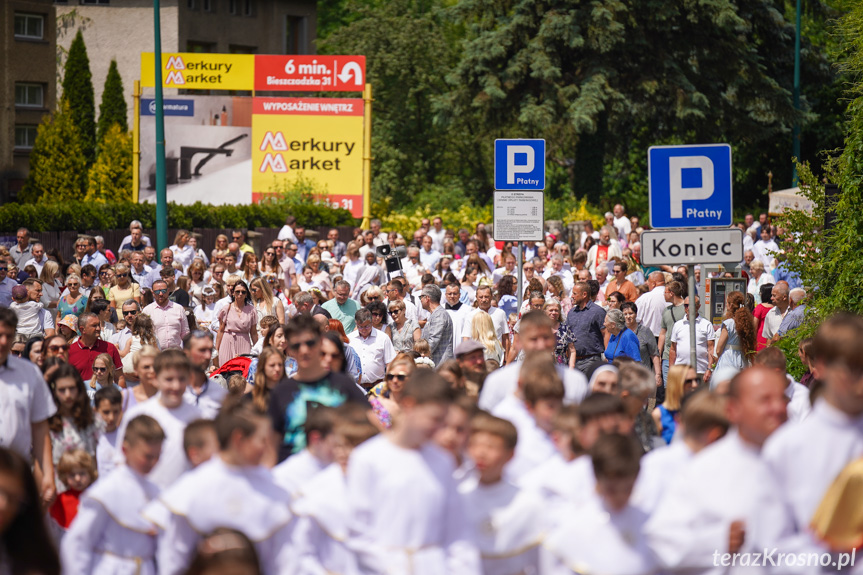 Procesja Bożego Ciała w Krośnie