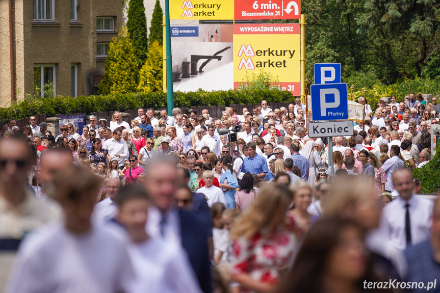 Procesja Bożego Ciała w Krośnie