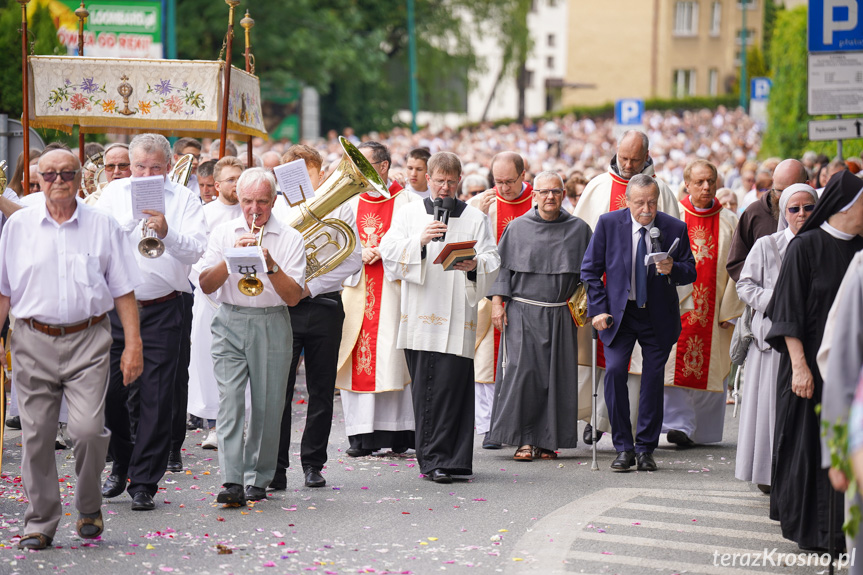 Procesja Bożego Ciała w Krośnie