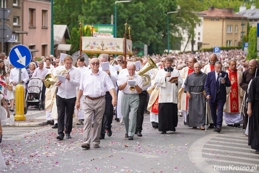 Procesja Bożego Ciała w Krośnie