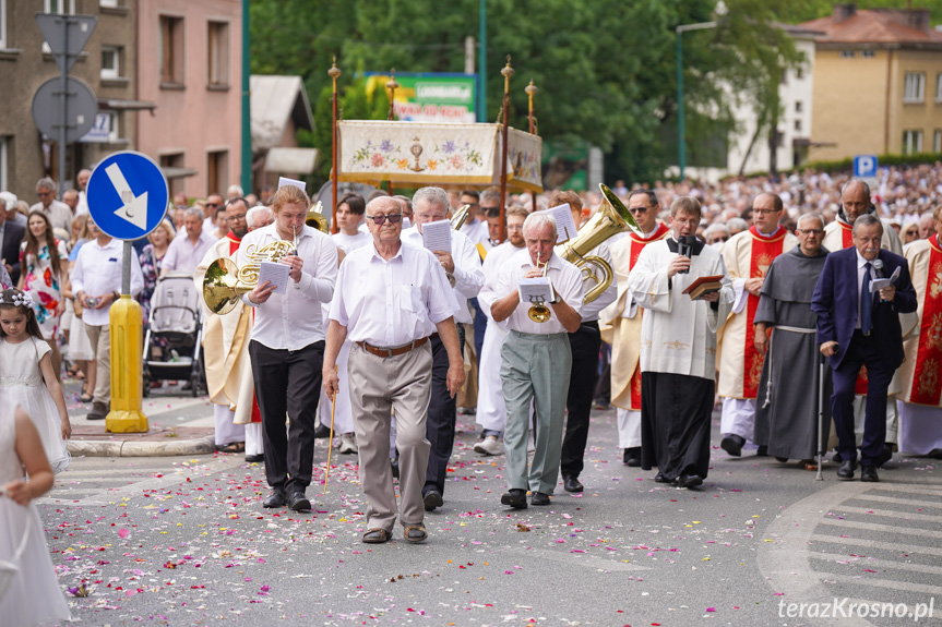 Procesja Bożego Ciała w Krośnie