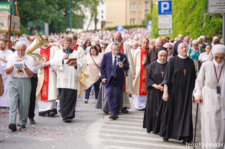 Procesja Bożego Ciała w Krośnie