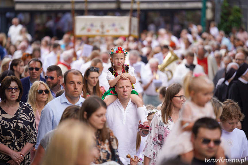 Procesja Bożego Ciała w Krośnie