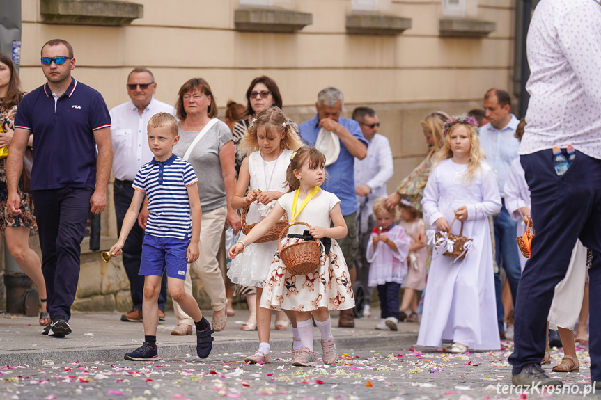 Procesja Bożego Ciała w Krośnie