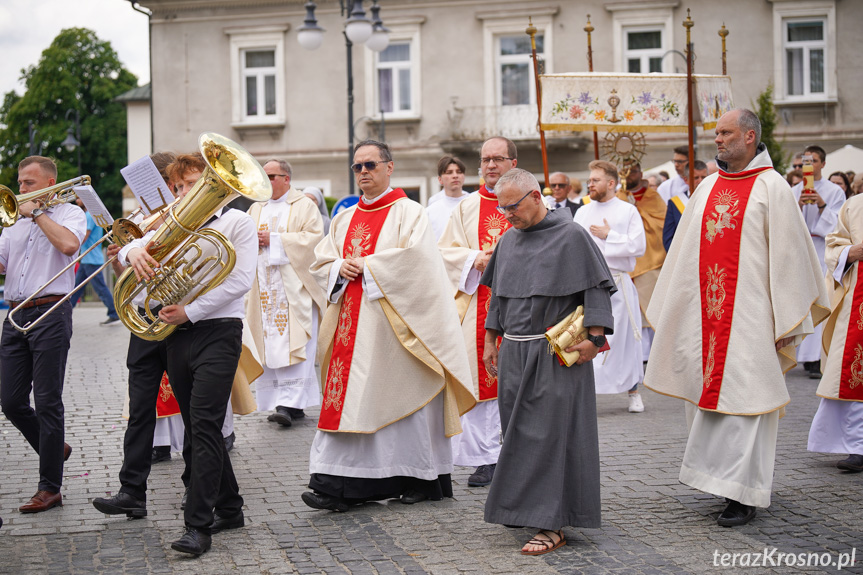 Procesja Bożego Ciała w Krośnie