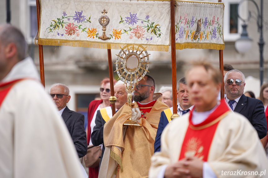 Procesja Bożego Ciała w Krośnie