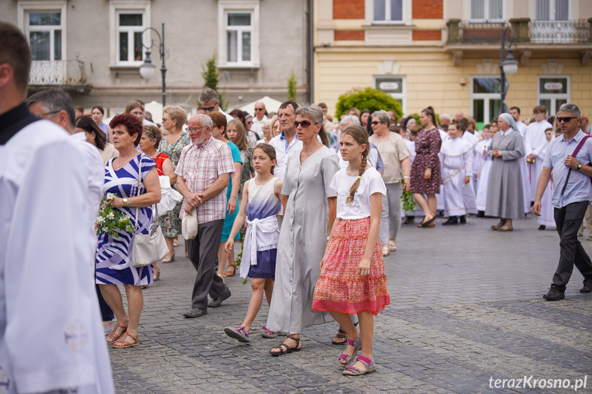 Procesja Bożego Ciała w Krośnie