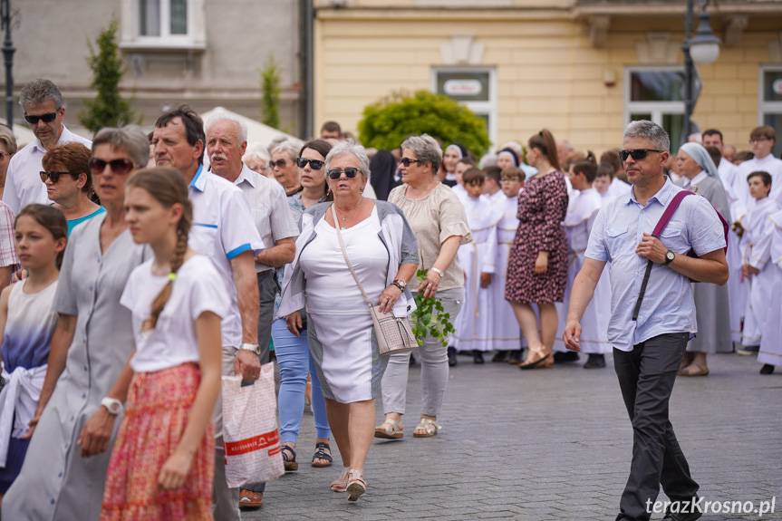 Procesja Bożego Ciała w Krośnie