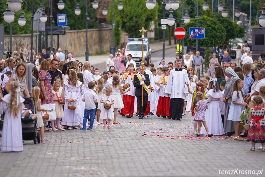 Procesja Bożego Ciała w Krośnie