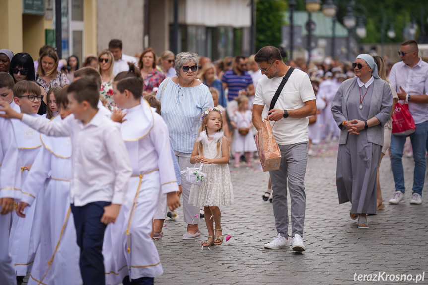 Procesja Bożego Ciała w Krośnie