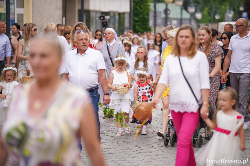 Procesja Bożego Ciała w Krośnie