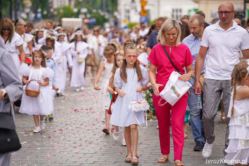 Procesja Bożego Ciała w Krośnie