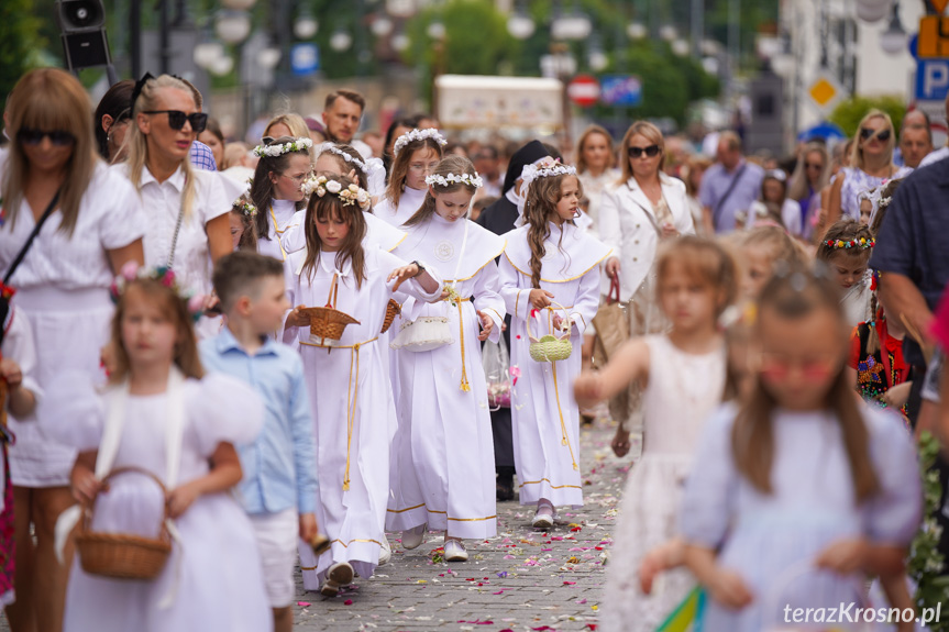 Procesja Bożego Ciała w Krośnie