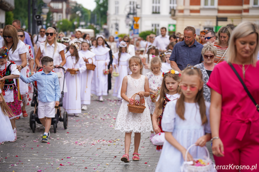 Procesja Bożego Ciała w Krośnie