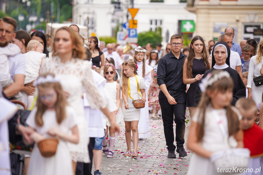 Procesja Bożego Ciała w Krośnie